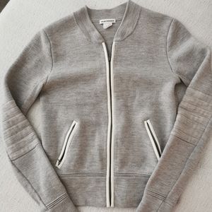 club monaco 100% wool jacket - light grey